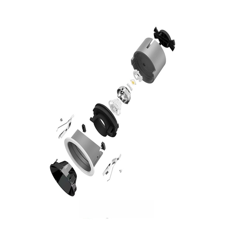 Đèn Spotlight âm trần viền hẹp chống chói XN0273 4 Đèn Spotlight âm trần viền hẹp chống chói XN0273