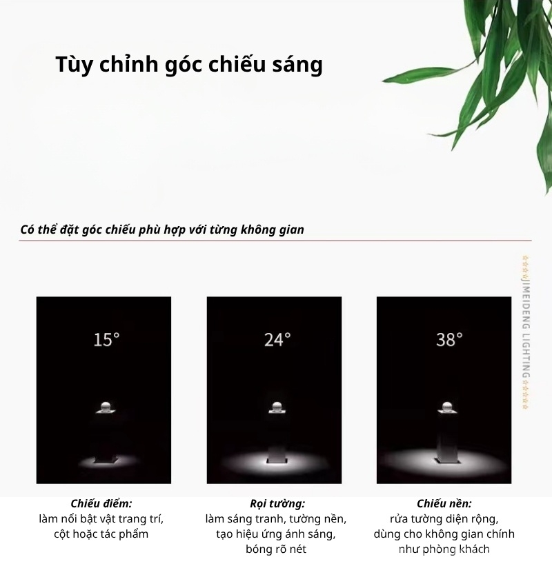 Đèn Spotlight âm trần viền hẹp chống chói XN0273