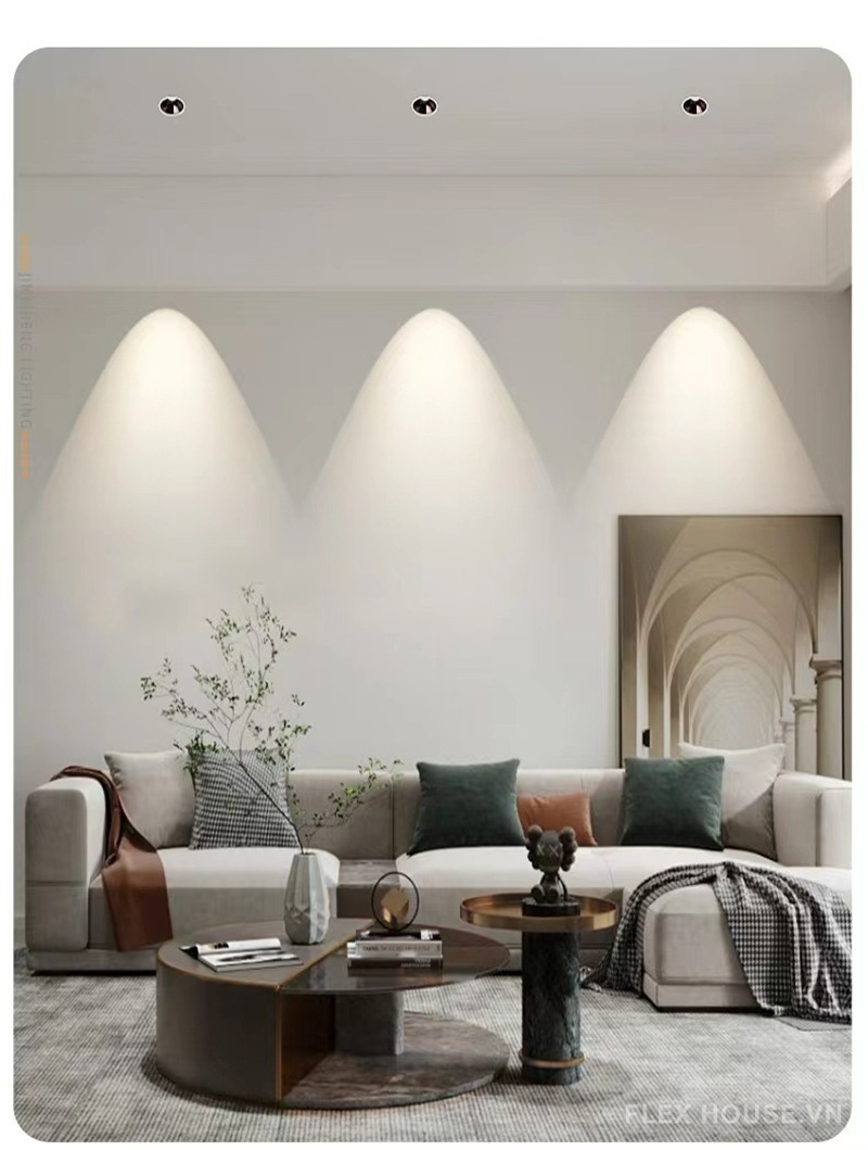 Đèn Spotlight âm trần viền hẹp chống chói XN0273 2