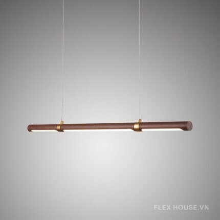 Đèn thả bàn ăn hiện đại gỗ óc chó Bắc Âu DX7862