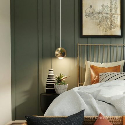 Đèn thả trần tròn sang trọng tối giản THD8170