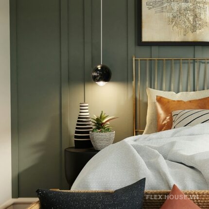 Đèn thả trần tròn sang trọng tối giản THD8170