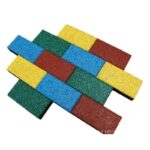 Gạch cao su chống trượt lát quảng trường GV1776