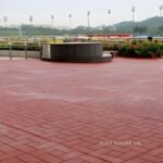 Gạch cao su chống trượt lát quảng trường GV1776