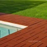 Gạch cao su dài chống trượt lát thành hồ bơi GV9462