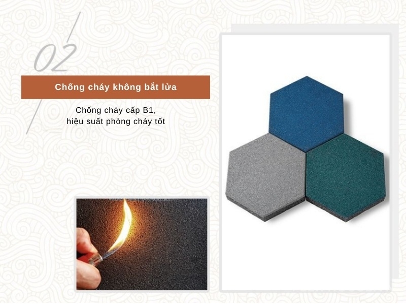 Gạch cao su lục giác chống trượt ngoài trời GV2934 5 Gạch cao su lục giác chống trượt ngoài trời GV2934