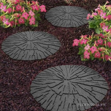 Gạch cao su SBR lối đi bộ chống trượt chống mòn GV8884