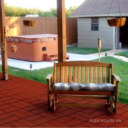 Gạch cao su thanh EPDM chống trượt giảm chấn GV6420