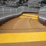 Gạch cao su xúc giác chống trượt cho người khiếm thị GV6679