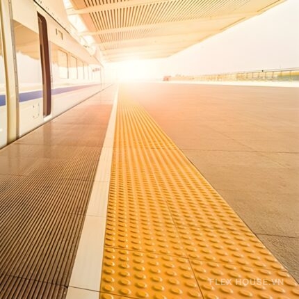 Gạch cao su xúc giác chống trượt cho người khiếm thị GV6679