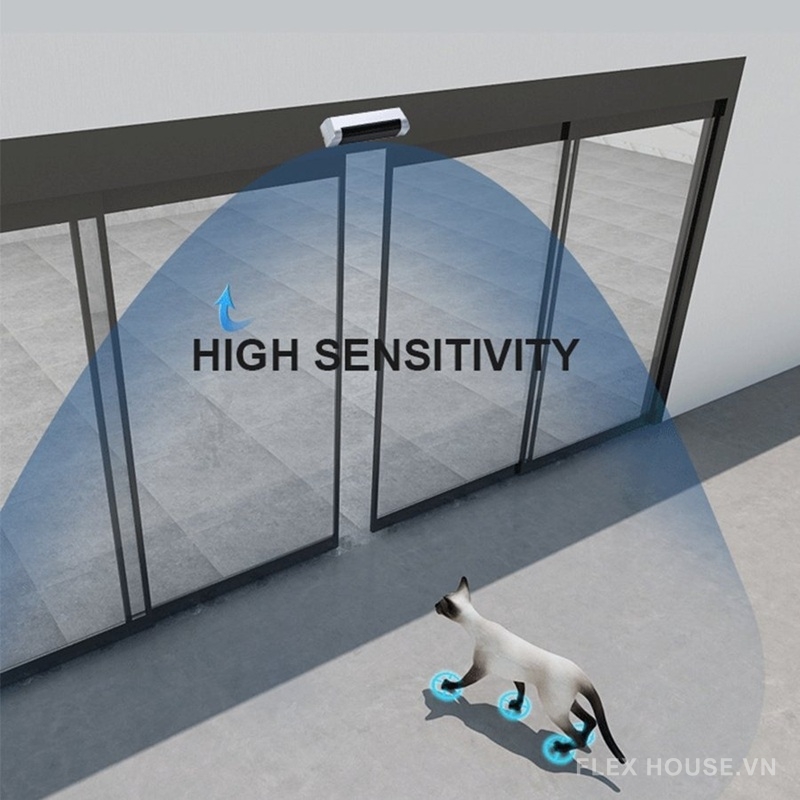 Nguyên lý hoạt động của cửa tự động - 5 nhầm lẫn phổ biến 4 Cảm biến cửa tự động có độ nhạy cao