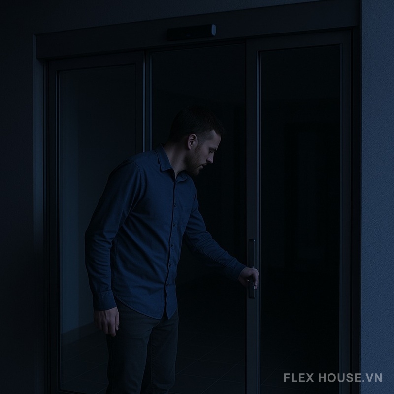 Nguyên lý hoạt động của cửa tự động - 5 nhầm lẫn phổ biến 5 Nguyên lý hoạt động của cửa tự động khi mất điện