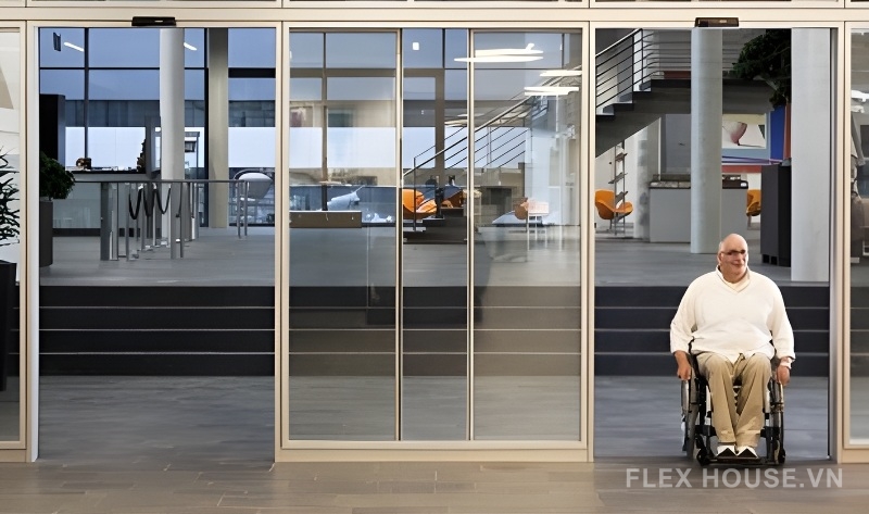 Phân biệt cửa mở cánh tự động và cửa trượt tự động