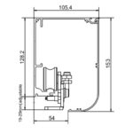 Bản vẽ kỹ thuật mặt cắt ngang của HH150