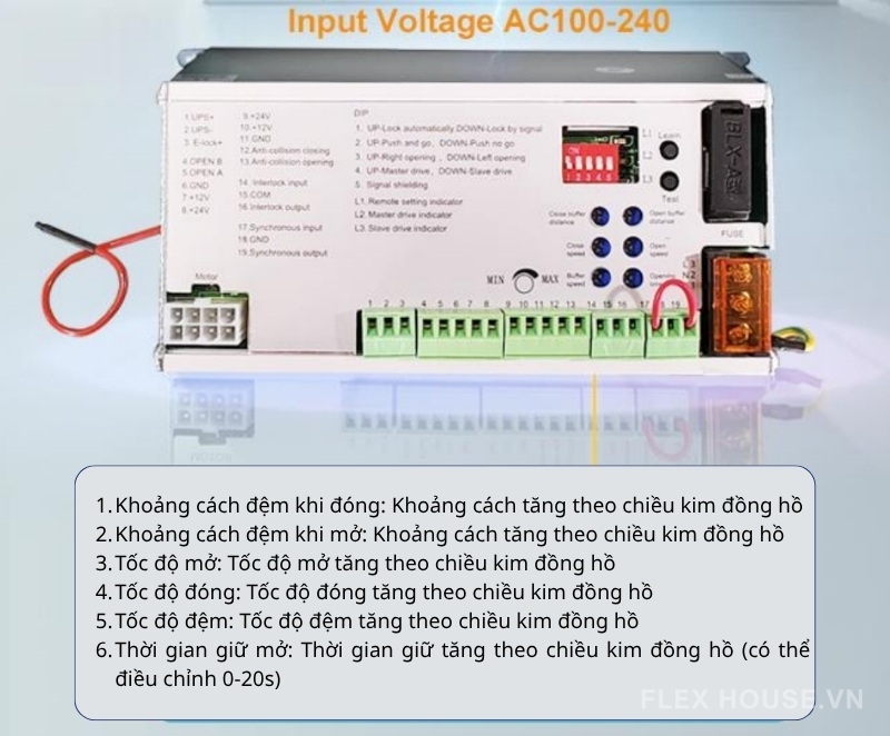 Phụ kiện cửa mở cánh tự động Dual-Sensor SW100SLIM