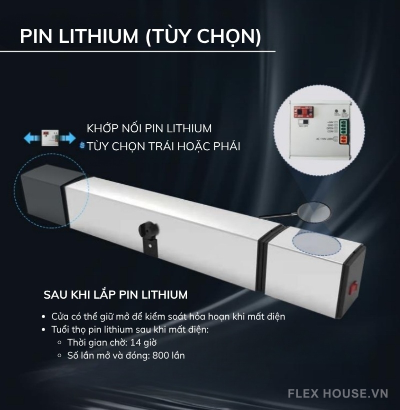 Phụ kiện cửa mở cánh tự động Dual-Sensor SW100SLIM