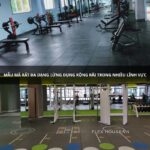 Tấm cao su chịu lực chống sốc phòng gym in UV GV107