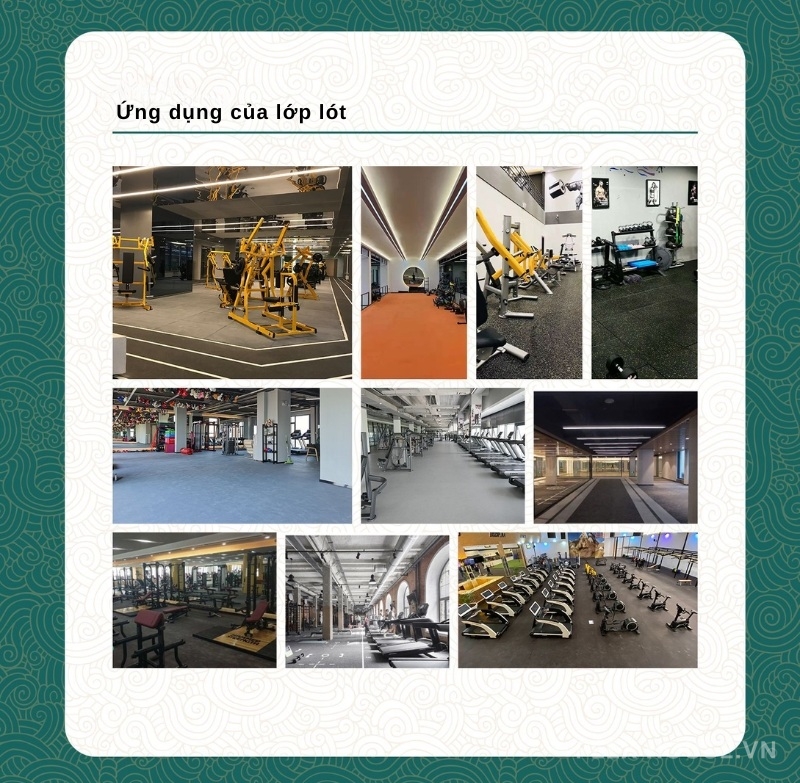 Cao su SBR đen lót sàn nổi cách âm giảm rung BP-12