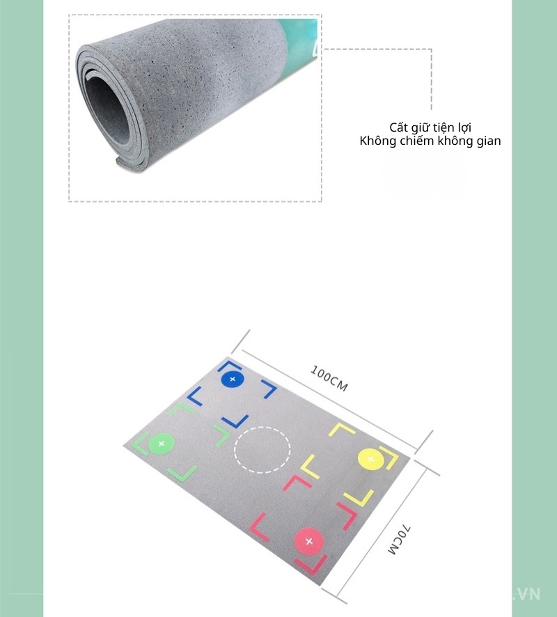 Thảm cao su tập kiểm soát bóng rổ GV215 6 Thảm cao su tập kiểm soát bóng rổ GV215