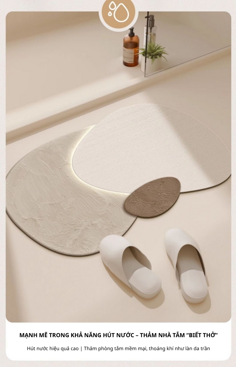 Thảm chống trượt nhà tắm 2 mặt thoáng khí XF3467 1 Thảm chống trượt nhà tắm 2 mặt thoáng khí XF3467