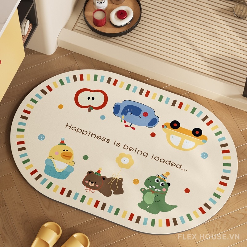 Thảm chống trượt nhà tắm viền khối màu XF491 7 Thảm chống trượt nhà tắm viền khối màu XF491.02