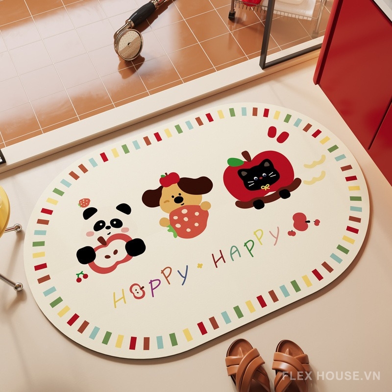 Thảm chống trượt nhà tắm viền khối màu XF491 9 Thảm chống trượt nhà tắm viền khối màu XF491.04