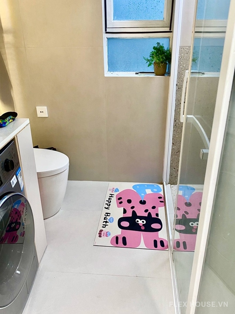 Thảm chùi chân Happy Bath cartoon style XF3908 10 Thảm chùi chân Happy Bath cartoon style XF3908