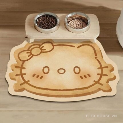 Thảm chùi chân nhà tắm thú cưng Hello Kitty XF9689.02