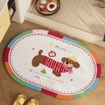 Thảm chùi chân tảo cát hoạt hình dễ thương XF489.02