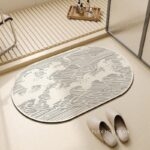 Thảm chùi chân tảo cát phong cách Zen tinh tế XF1386