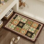 Thảm hoa văn cổ điển gạch gốm Châu Âu XF6983.02