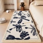 Thảm lông trải sàn họa tiết Abstract Botanical XF2958