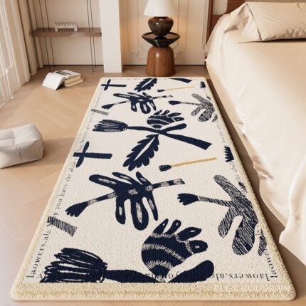 Thảm lông trải sàn họa tiết Abstract Botanical XF2958