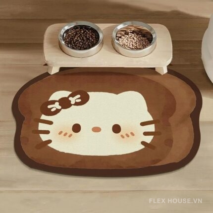 Thảm lót sàn nhà tắm khay ăn uống thú cưng XF9692