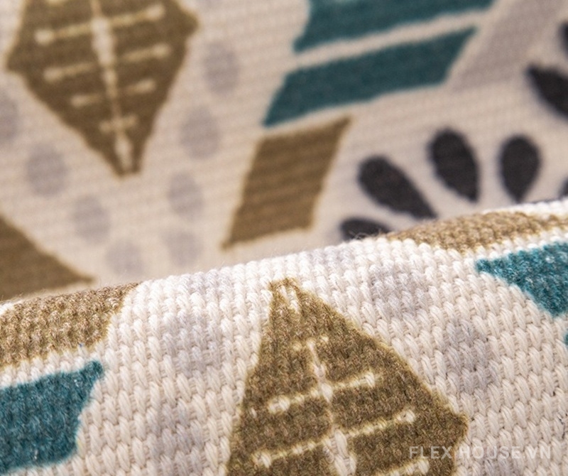 Thảm Ma-rốc vintage cotton linen dệt thủ công XF2295 3 Thảm Ma-rốc vintage cotton linen dệt thủ công XF2295