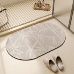 Thảm nhà tắm ban công họa tiết thân lá trúc XF1387