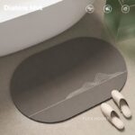 Thảm nhà tắm họa tiết đường sóng tối giản XF1379.01