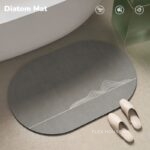 Thảm nhà tắm họa tiết đường sóng tối giản XF1379.04