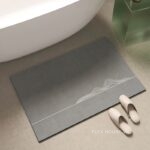 Thảm nhà tắm họa tiết đường sóng tối giản XF1379.05