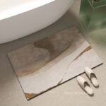 Thảm nhà tắm họa tiết sơn loang nghệ thuật XF1384