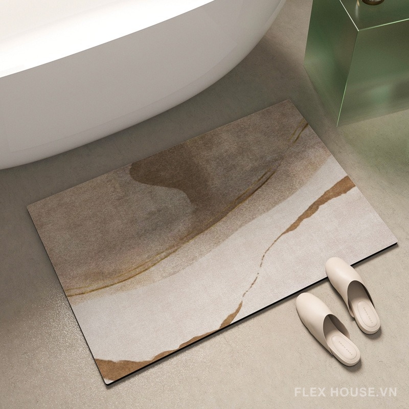 Thảm nhà tắm họa tiết sơn loang nghệ thuật XF1384 7 Thảm nhà tắm họa tiết sơn loang nghệ thuật XF1384