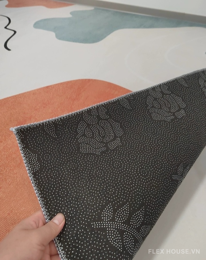 Thảm phong cách Bắc Âu Abstract Organic đa sắc XF0442 5 Thảm phong cách Bắc Âu Abstract Organic đa sắc XF0442