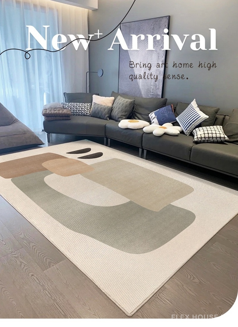 Thảm phong cách Bắc Âu tông màu Morandi XF0435 1 Thảm phong cách Bắc Âu tông màu Morandi XF0435