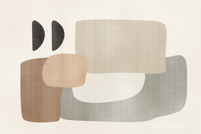 Thảm phong cách Bắc Âu tông màu Morandi XF0435 3 Thảm phong cách Bắc Âu tông màu Morandi XF0435