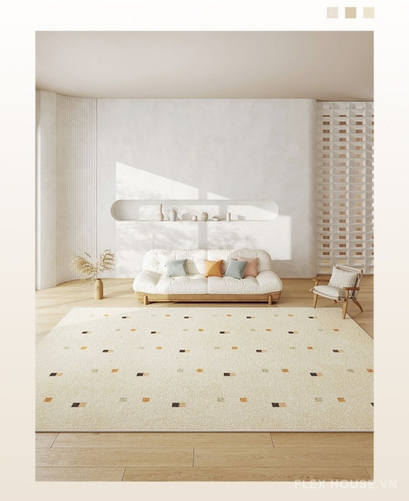 Thảm phòng khách hiện đại Minimalist Geometry XF8449