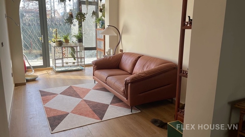 Thảm phòng khách hình tam giác lập thể Nordic XF8453