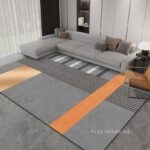Thảm phòng khách Modern Line sắc cam xám XF2798.02
