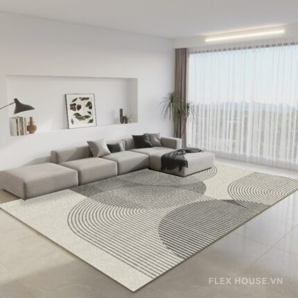 Thảm phòng khách nghệ thuật hình học Zen XF2800