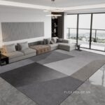 Thảm phòng khách sắc xám đa tầng sang trọng XF2804.02