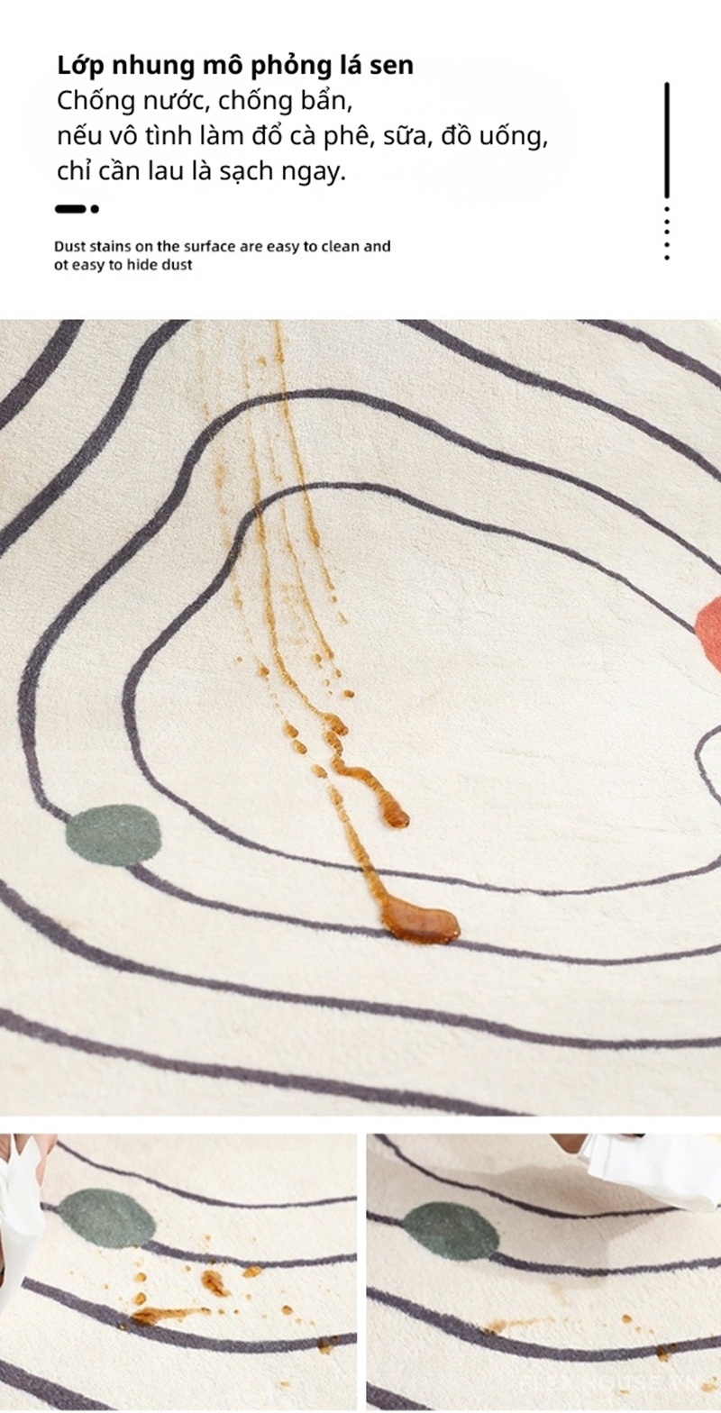 Thảm trải sàn phòng khách cao cấp French Style XF7419